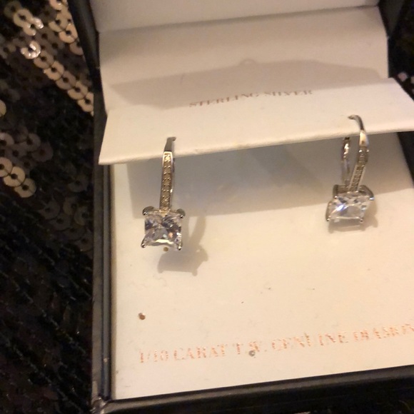 Angelique Paris Jewelry - Earrings genuine diamonds NWT